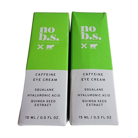 2 TWO New No B.S. Caffeine Eye Cream .5 FL OZ - Picture 2 of 12